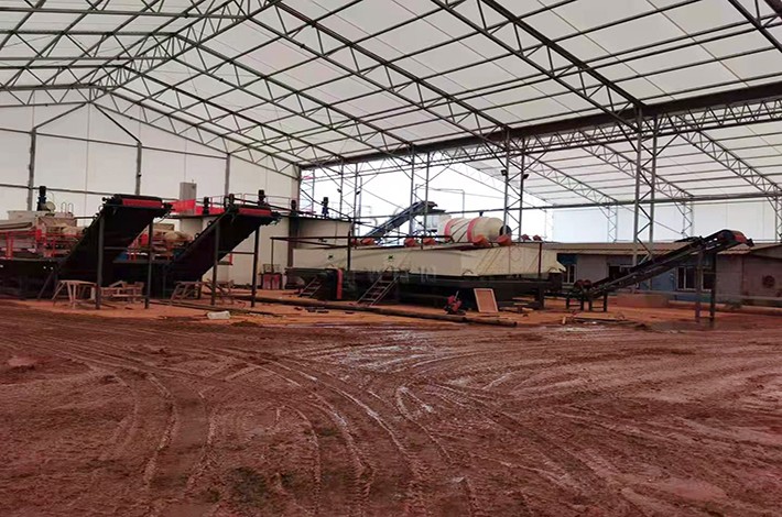 土壤淋洗设备修复土壤污染现场