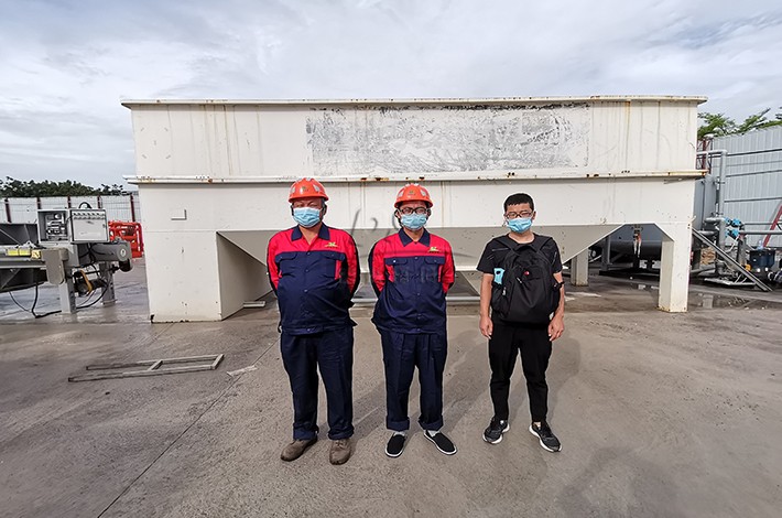 污染土壤修复现场