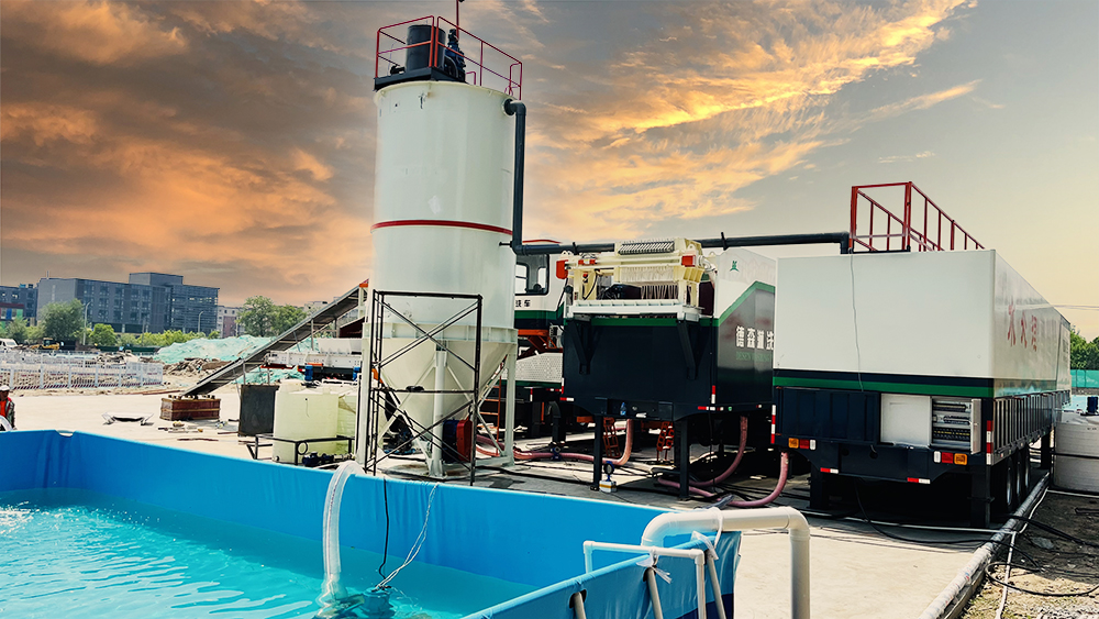 J9直营集团淋洗车北京某地作业现场