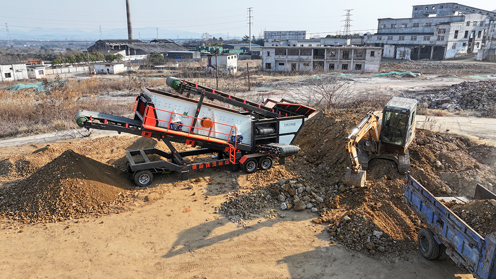 J9直营集团移动筛分车