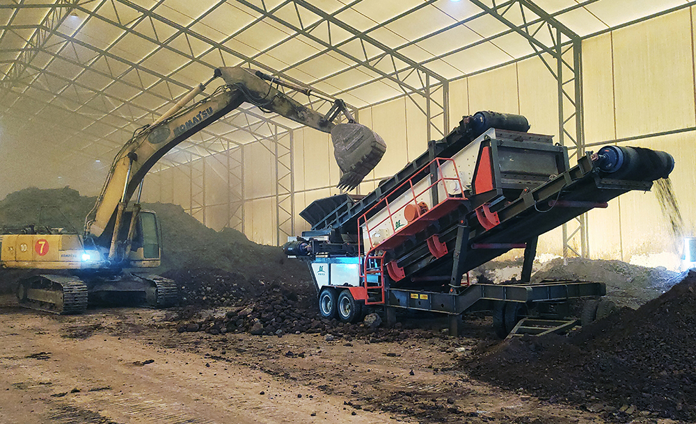 重庆某污染土壤筛分预处理项目